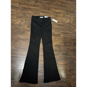 DKNY Jeans Womens High Rise Flare Comfort Stretch Denim Black Sz: medium